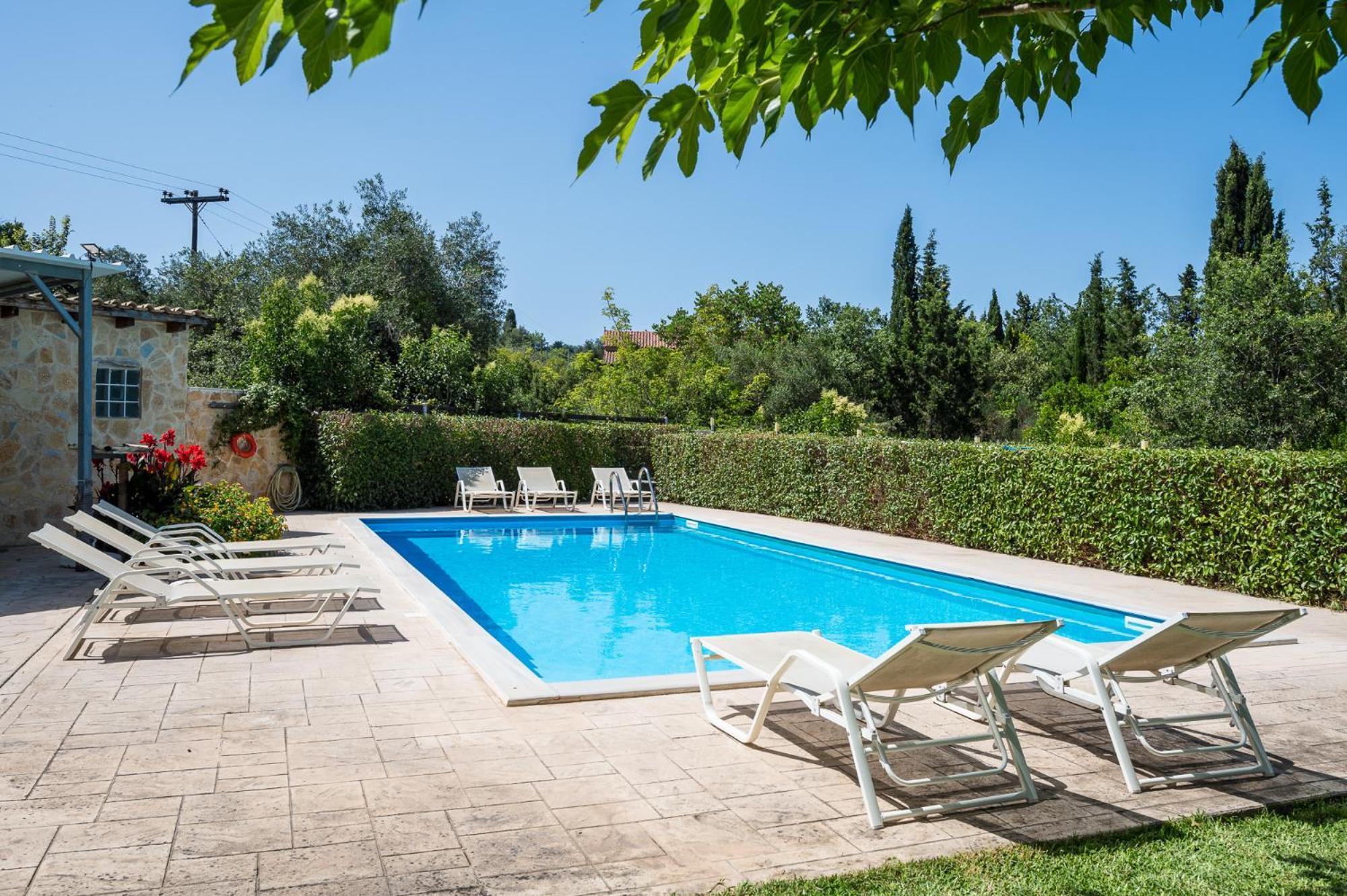 Villa Nefeli With Private Pool By Konnect Dasziá Kültér fotó